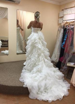 Новое белое свадебное платье3 фото