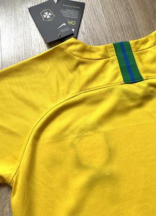 Женская коллекционная футбольная джерси nike brazil women's home jersey 2019/206 фото