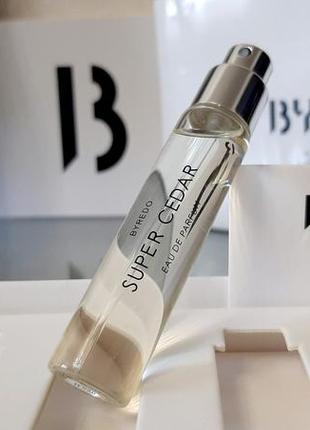 Byredo super cedar💥оригінал мініатюра travel tube неповна 9 мл ціна за 1 мл1 фото