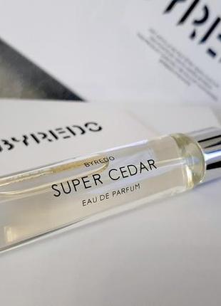 Byredo super cedar💥оригінал мініатюра travel tube неповна 9 мл ціна за 1 мл2 фото