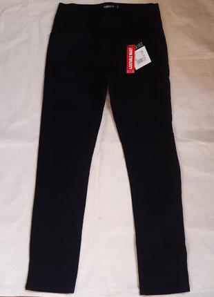 Вельветові джинси вугільно чорні й фіолетові punkidz франція на 14 років (164см)