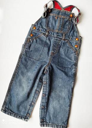 Джинсовый полукомбинезон комбинезон gap