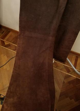 Замшевые брюки,рост 175,р.36-385 фото