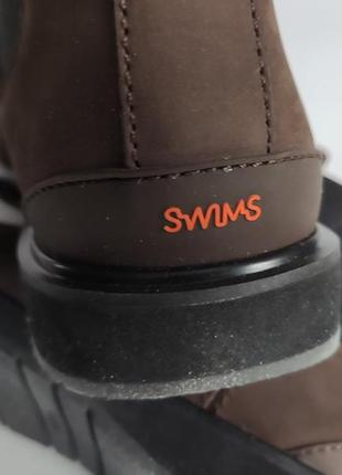 Ботинки swims barry chelsea boots 42 eu brown/black new8 фото