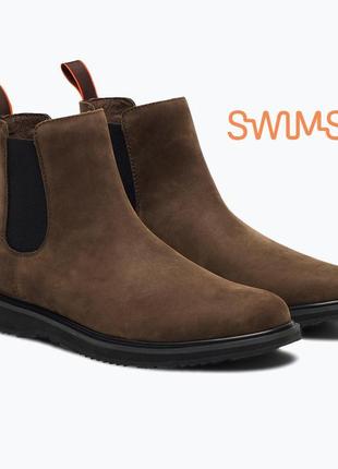 Ботинки swims barry chelsea boots 42 eu brown/black new2 фото