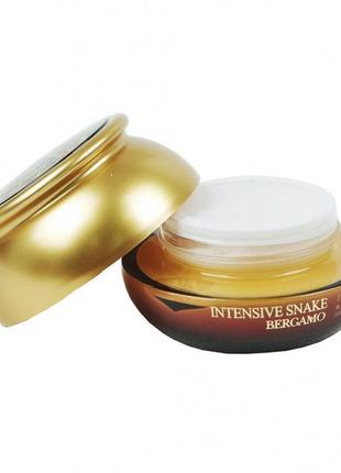 Омолаживающий крем со змеиным ядом bergamo "intensive snake wrinkle care cream" 50г
