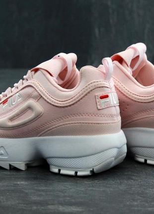 Fila disruptor ii pink розовые кроссовки2 фото