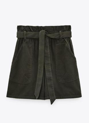 Шорти бермуди хакі zara xs s 32 34 36