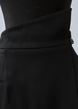 Элегантная юбка с запахом шерсть в составе georges rech, франция4 фото