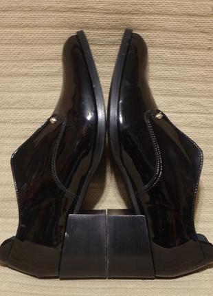 Эффектные черные лакированные туфли sacha premium collection голландия 40 р.8 фото