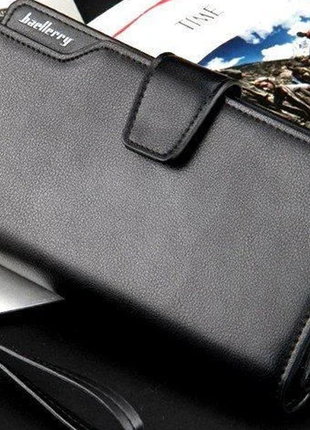 Вместительный стильный кошелек, портмоне baellerry business3 фото