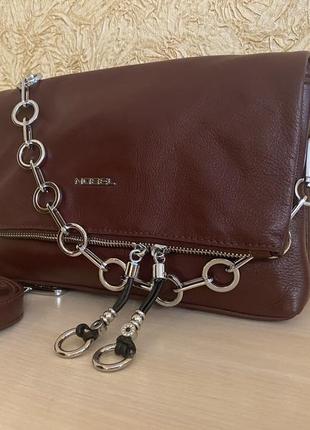 Кожаная сумка клатч crossbody nobel оригинал кросбоди