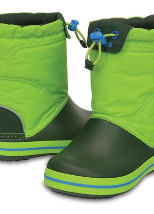 Дитячі чоботи crocs crocband lodgepoint snow boots, 100% оригінал1 фото