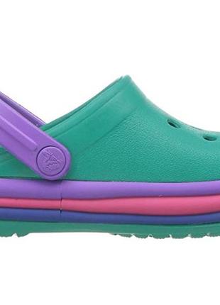 Детские crocs crocband rainbow band clog, 100% оригинал6 фото