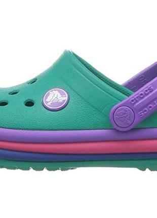 Детские crocs crocband rainbow band clog, 100% оригинал3 фото