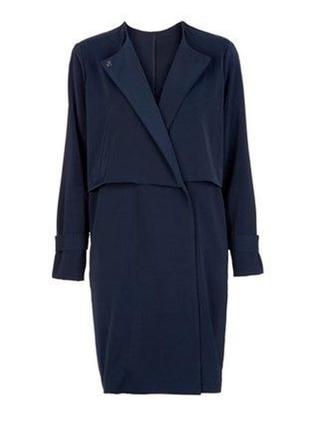Пальто женское синее бренд samsoe samsoe2 фото