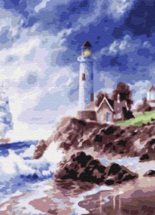 Картина по номерам маяк на острове bs22601