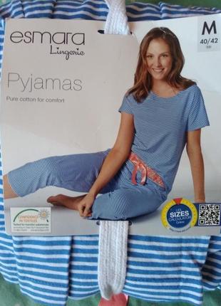 Классная женская пижама домашний костюм esmara германия, футболка штаны3 фото