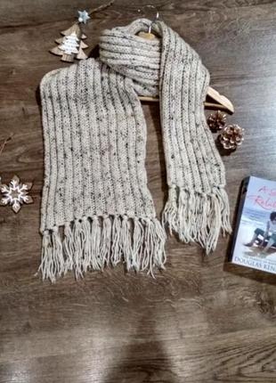 Теплый зимний шарф