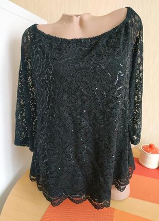 Блузка,блуза в паєтках р. 52