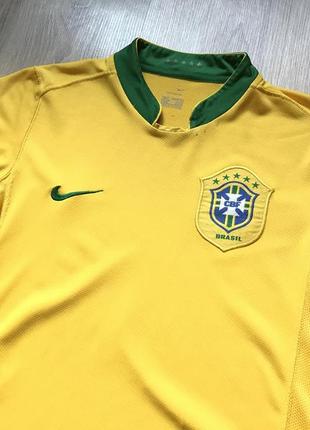 Мужская коллекционная футбольная джерси nike brazil national team 2006/2007/20083 фото