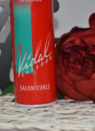 Лак для волос экстрасильной фиксации vidal sassoon salon curls holding spray4 фото