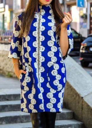 Шикарное пальто-тренч "букле" ! новое! читаем!!!