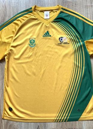 Чоловіча вінтажна футбольна джерсі adidas south african football association team jersey1 фото