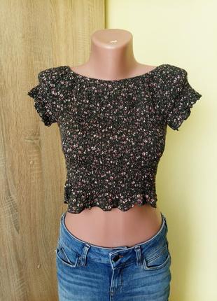 Кроп топ резинка