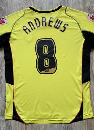 Колекційна футбольна джерсі joma watford home football shirt 2009 #8 ryan andrews2 фото