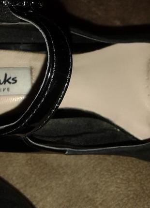 Туфли черные от известного британского бренда clarks, 38 размер4 фото