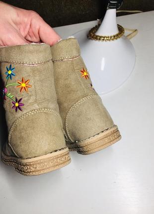 Демисезонные сапоги сапожки ботинки на девочку 22 размер6 фото