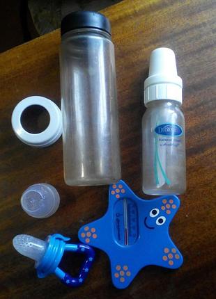 Антиколікова пляшка dr.browns + нимблер + термометр для води #необхідне