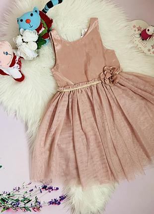 Красивое нарядное платье h&m девочке 5-6 лет