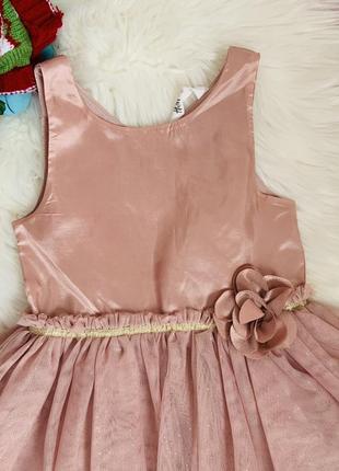 Красивое нарядное платье h&m девочке 5-6 лет2 фото