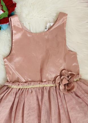 Красивое нарядное платье h&m девочке 5-6 лет 2