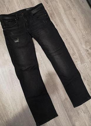 Джинсы черные серые