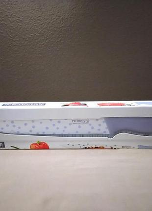 Разделочный  нож ernesto лезвие из нержавеющей стали с антипригарным покрытием.