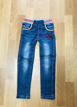 Красиві джинси зі стразами на дівчинку
