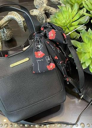 Steve madden черная сумка 2 в 1 2