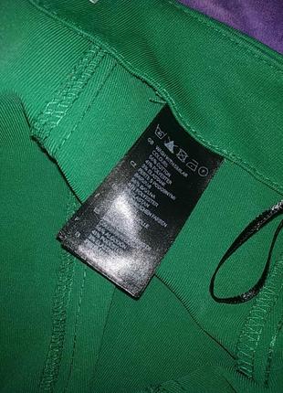 Яркая зеленая юбка карандаш с молнией h&m4 фото