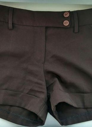 Темнокоричневые шорты orsay1 фото