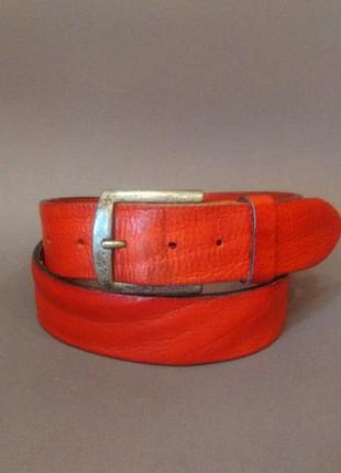 Шикарный кожаный ремень немецкий бренд schuchard & friese