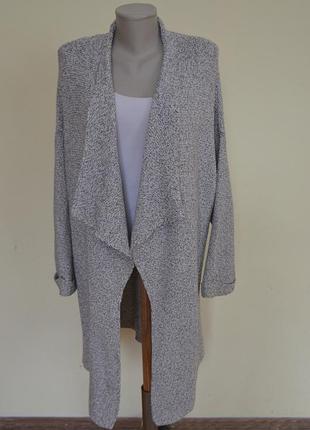 Гарний стильний довгий кардиган коттон 50%