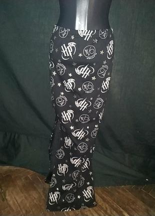 Юбка в пол с разрезами гарри поттер платформа 9 3/4