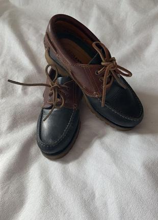 Шкіряні топсайдеры ecolanders2 фото