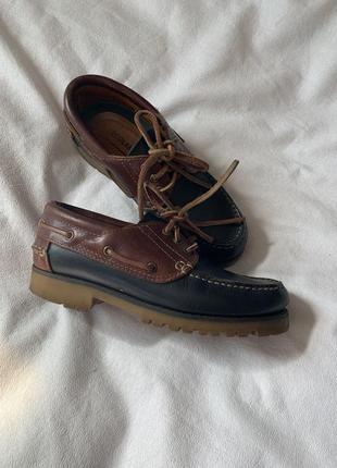 Шкіряні топсайдеры ecolanders5 фото