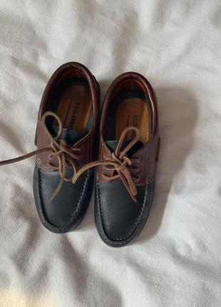 Шкіряні топсайдеры ecolanders7 фото