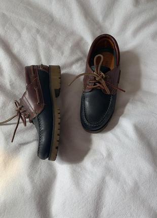 Шкіряні топсайдеры ecolanders8 фото