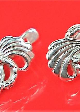 Серьги серебро 925 проба 3,79 грамма